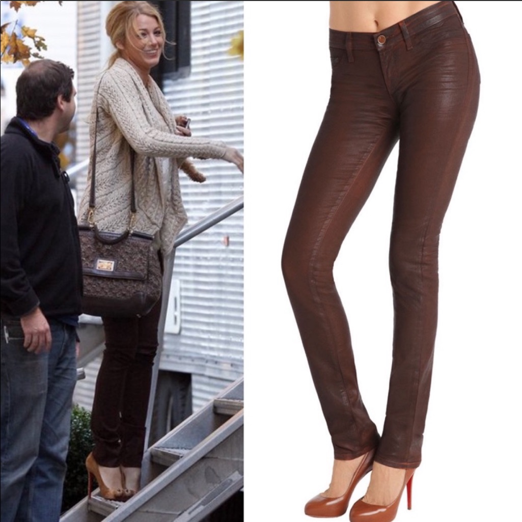 J Brand 912 LowRise Pencil Leg Jean Blake Lively